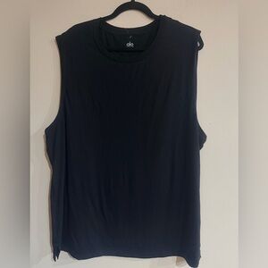 ALO Yoga Black Muscle Tee
